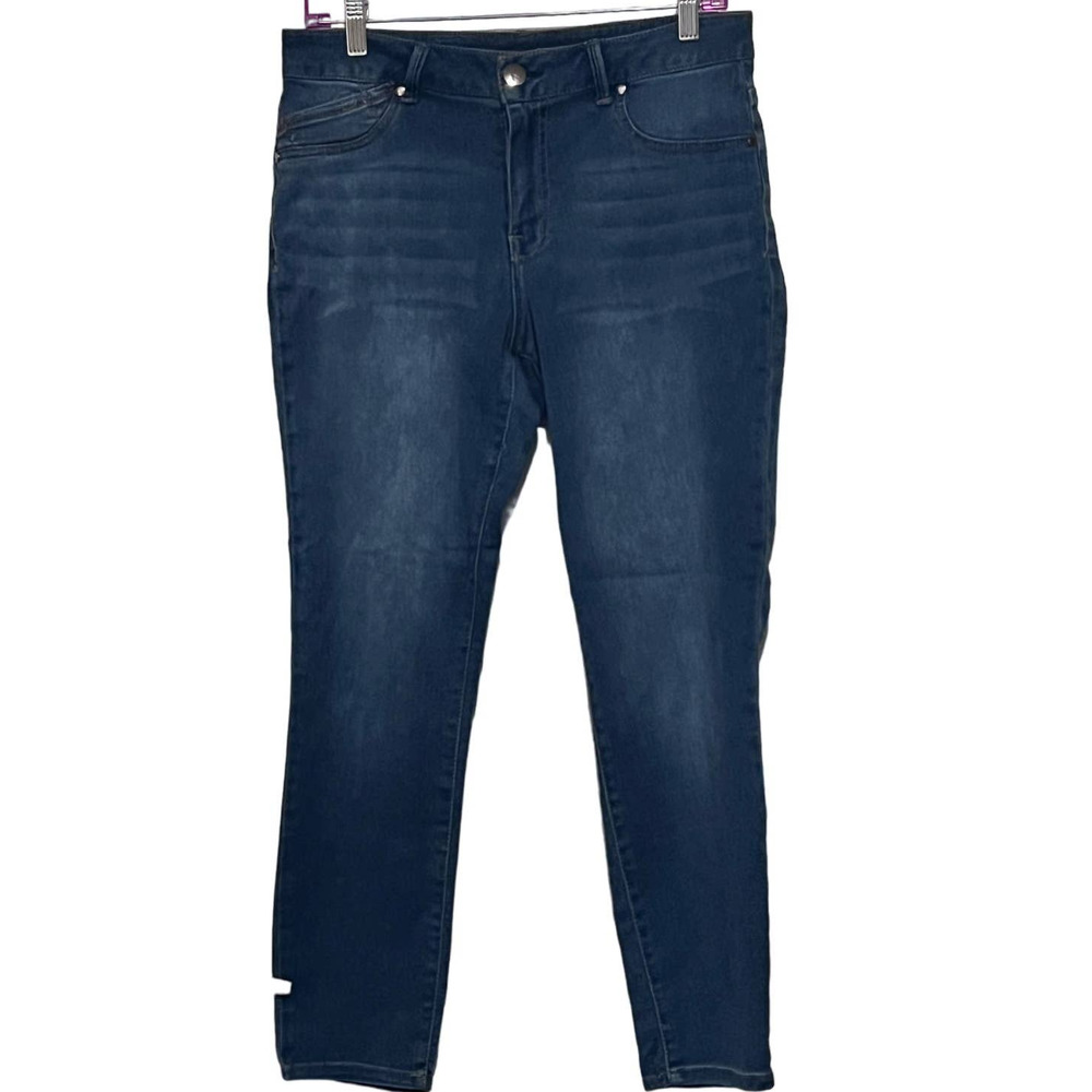 Kingston Women's Stretchy Comfortable Soft Jeans‎ Faux Front Pockets Size 12